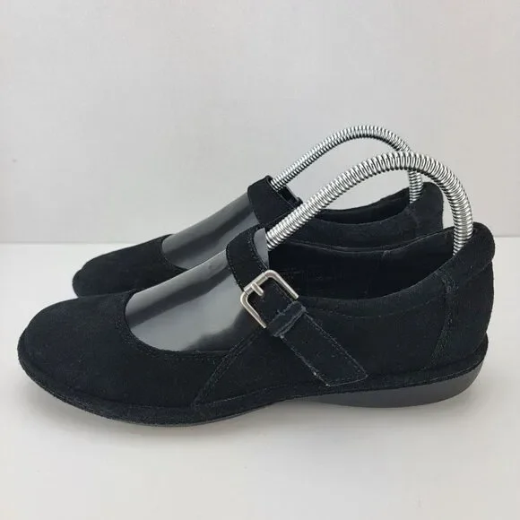 Lands' End Shoes Lands End Womens Size Black Suede Mary Jane